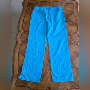 Cherokee Scrub Pants, XL Tall, Turqoise